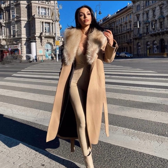 Zara Manteco long wool blend Premium coat - Picture 10 of 16